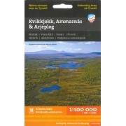 Kvikkjokk-Ammarnäs & Arjeplog 1:100 000 Calazo